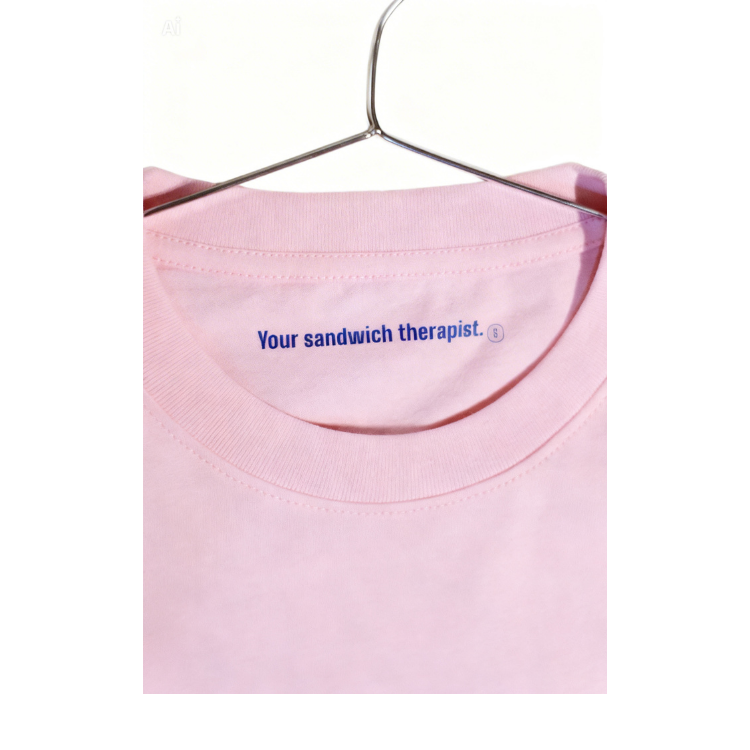 Larder Bread Vino Meats Pink T-Shirt